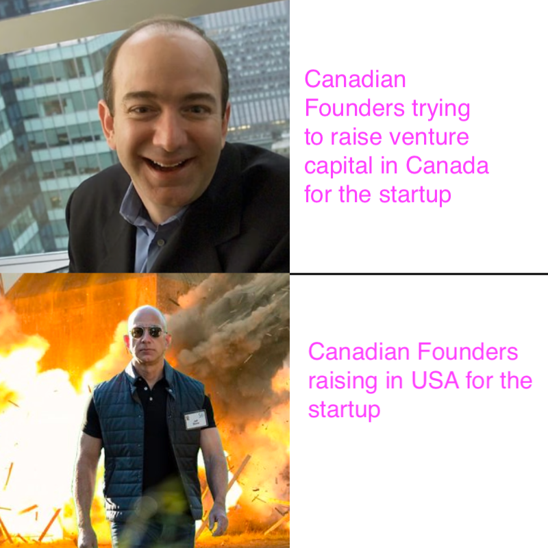 Startup meme fundraising canada