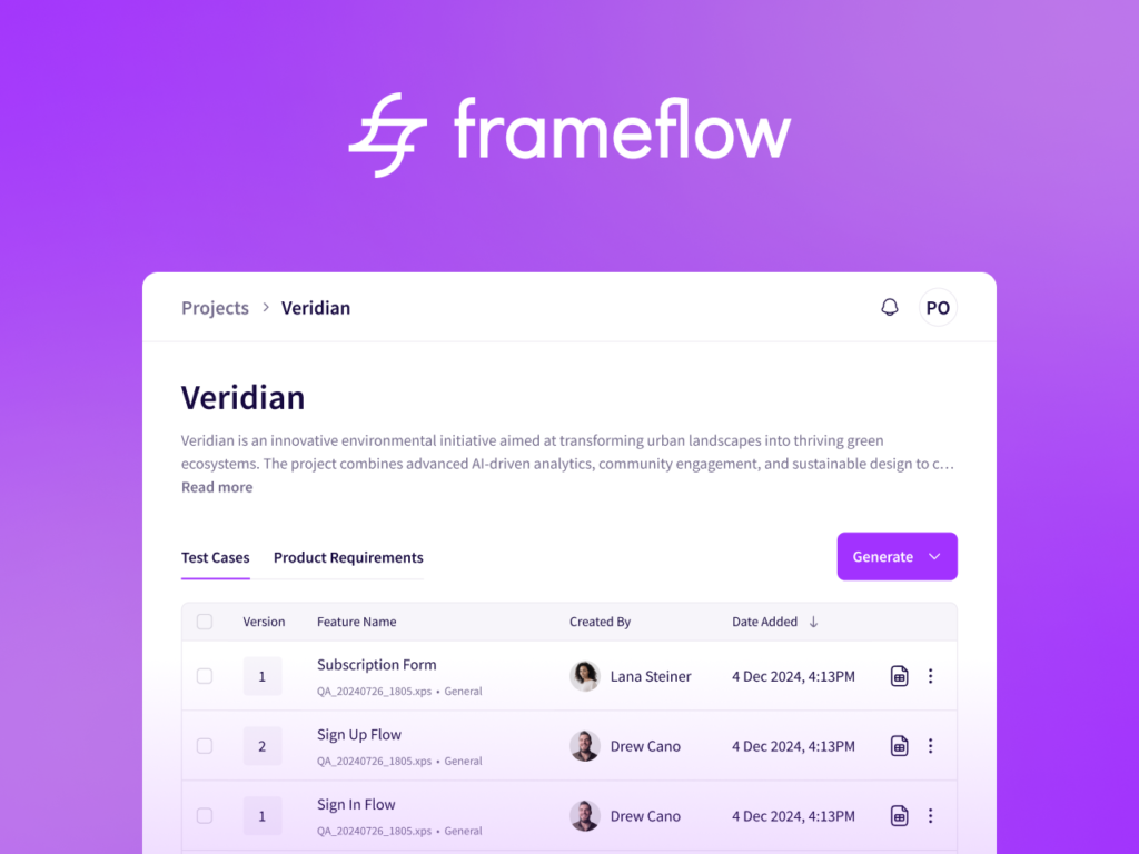 Meet FrameFlow AI Powered