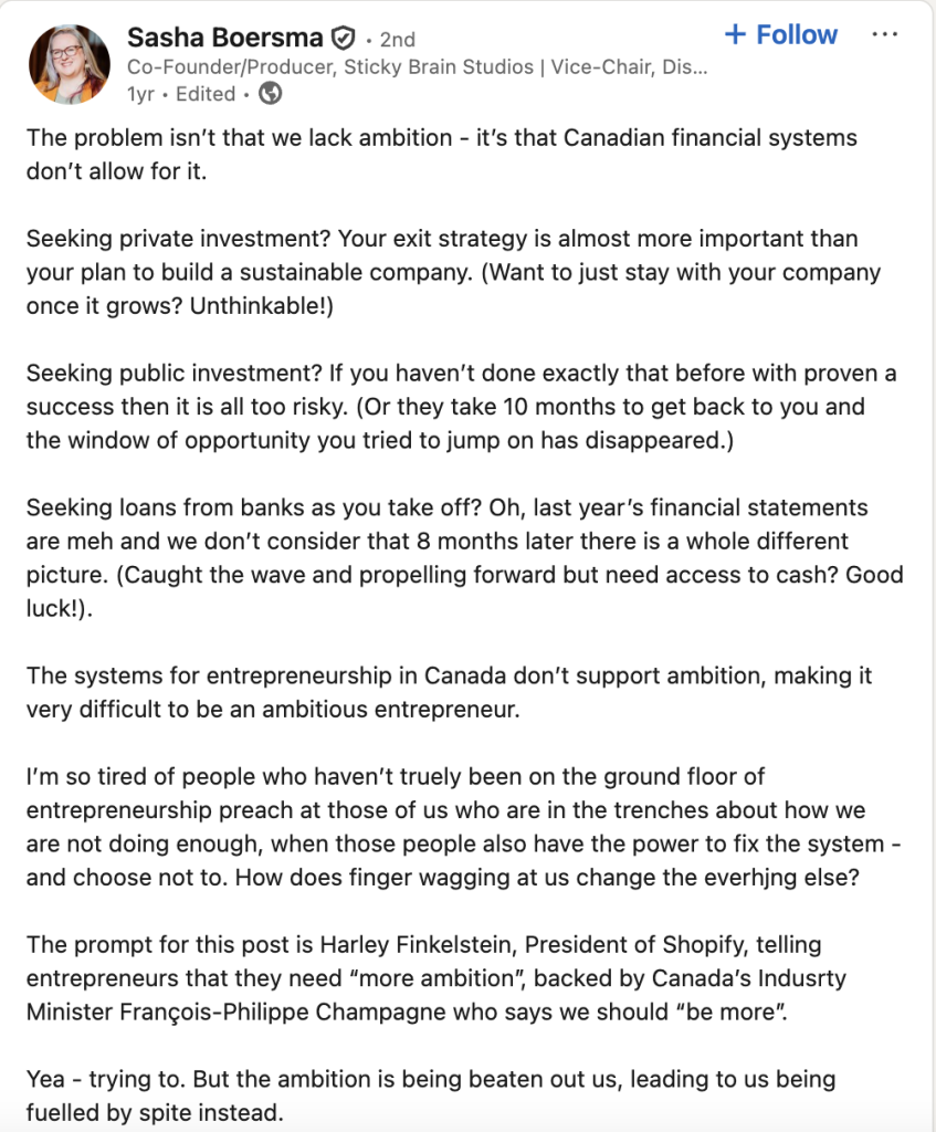 Canada Ecosystem Founder