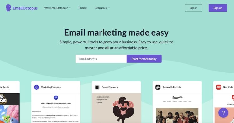 EmailOctopus Platform