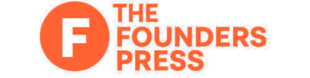 The FoundersPress Logo Transparent Orange 2.0