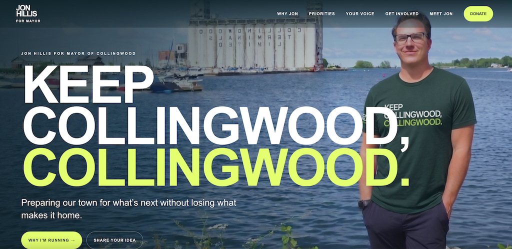 Jonathan Hillis for Mayor of Collingwood